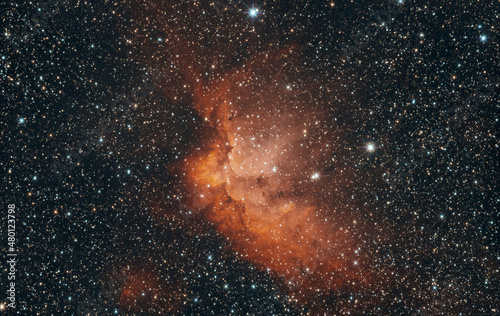 NGC 7380 Zauberer Nebel Fototapet