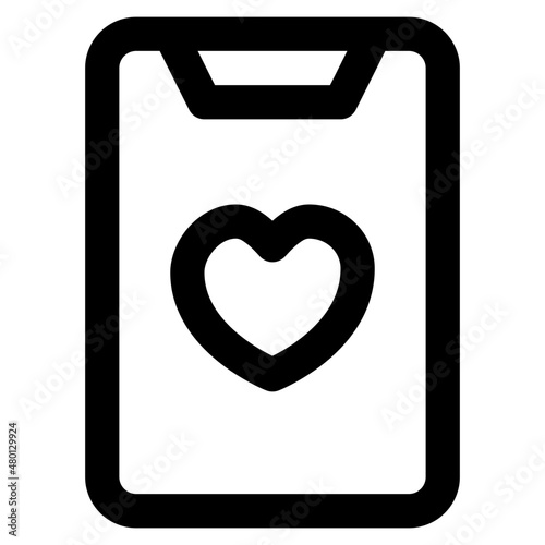 dating app line icon
