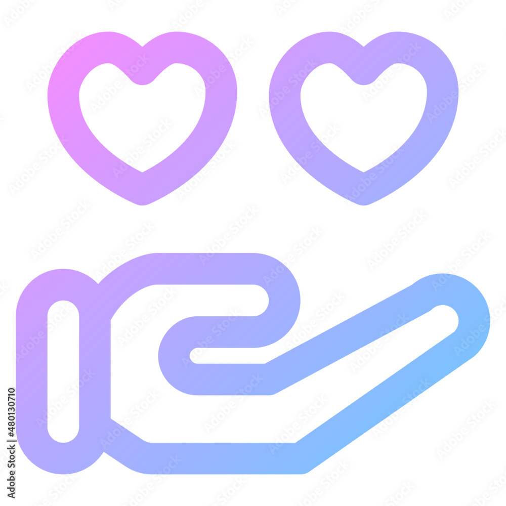 charity gradient icon charity gradient icon