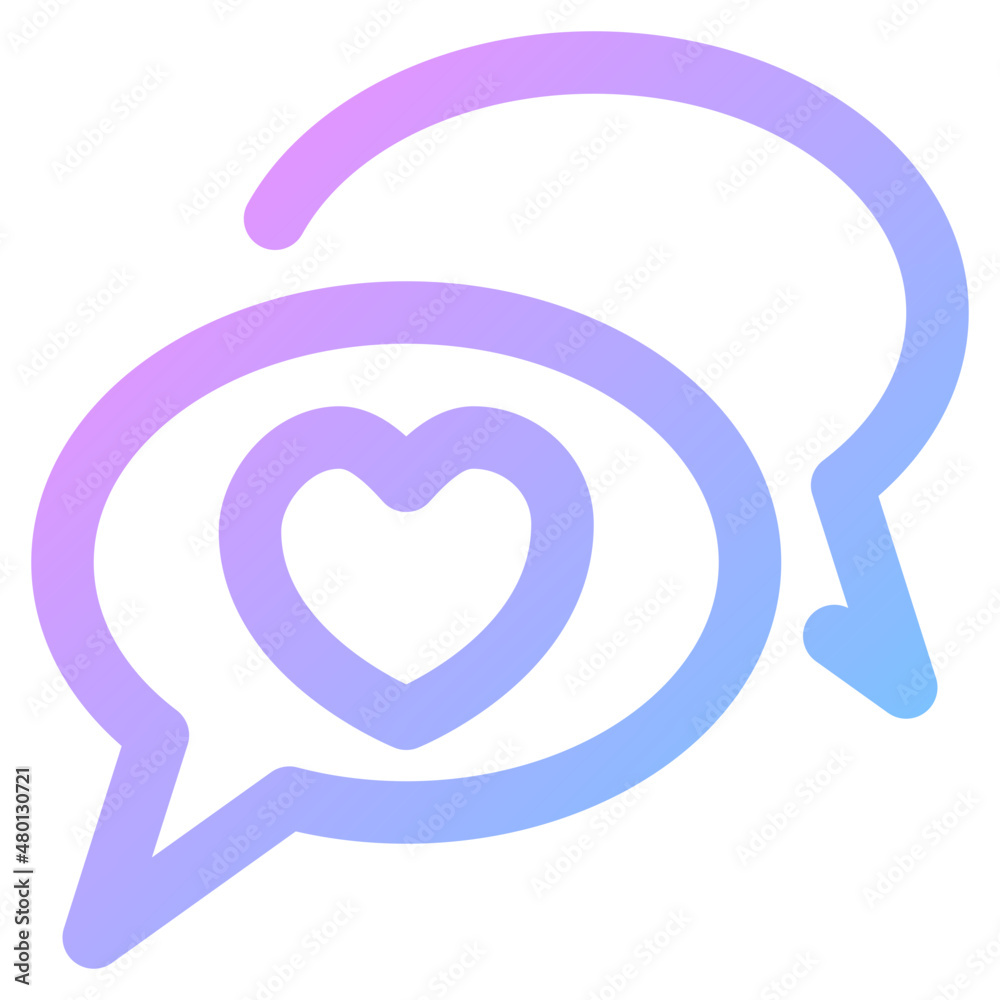 communications gradient icon communications gradient icon