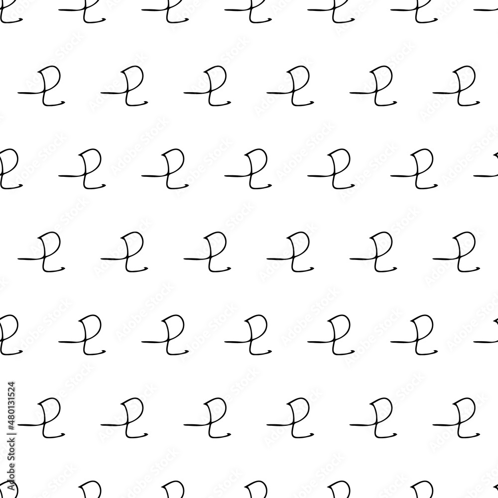 Seamless pattern with black pencil brushstrokes Seamless pattern with black pencil brushstrokes