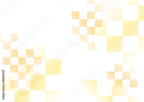 黄色の市松模様の背景