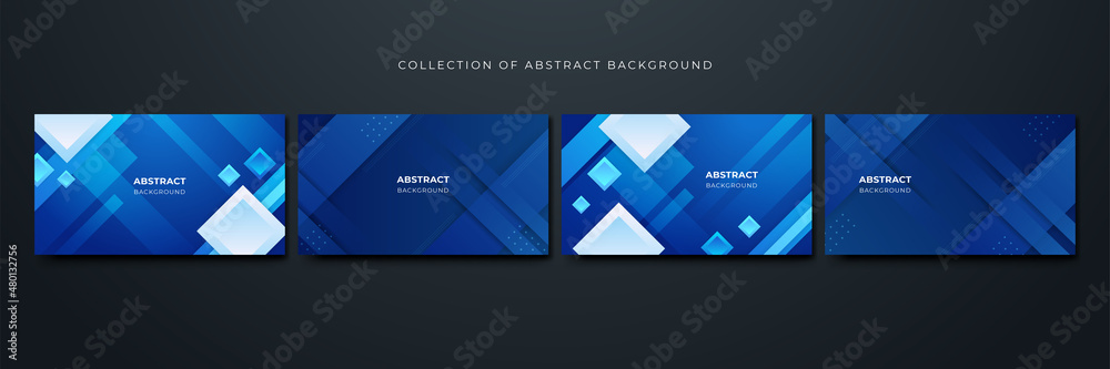 Geometric Blue Colorful abstract Design Background