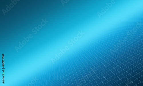 geometric grid background vector illustration horizon oblique vanishing point blue © pil