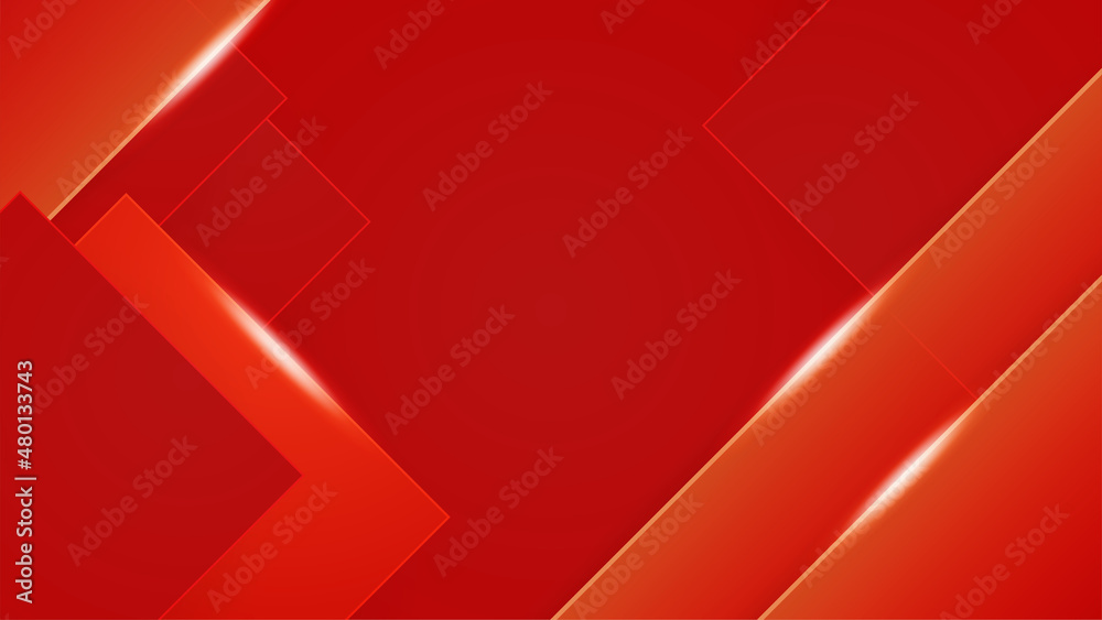 Obraz premium Geometric red Colorful abstract Design Background