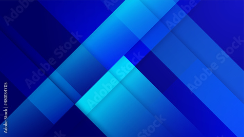 Overlap Geometric Blue Colorful abstract Design Background