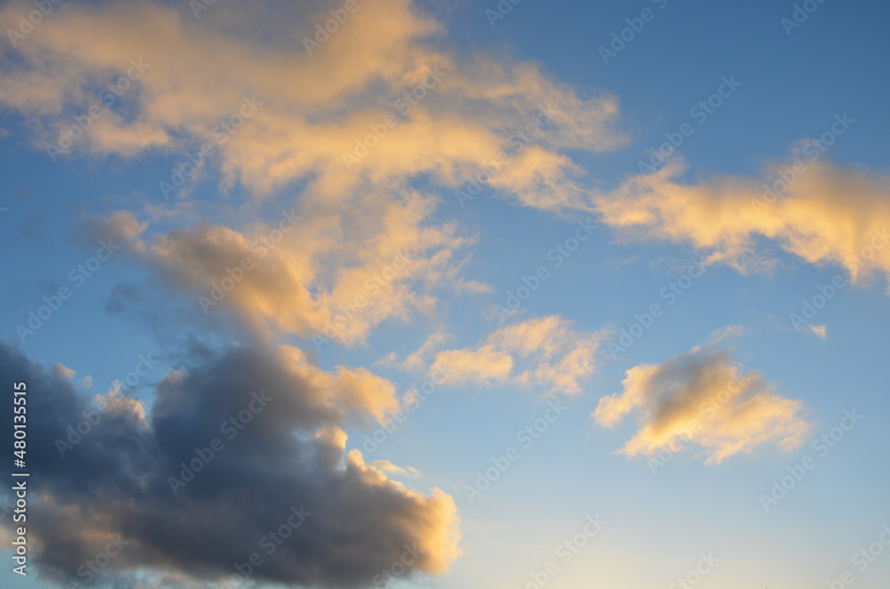 Obraz premium Sunset sky background