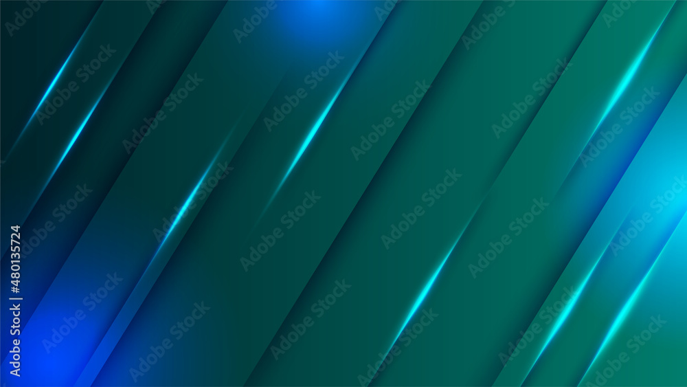 Obraz premium Modern Technology green Colorful abstract Design Background
