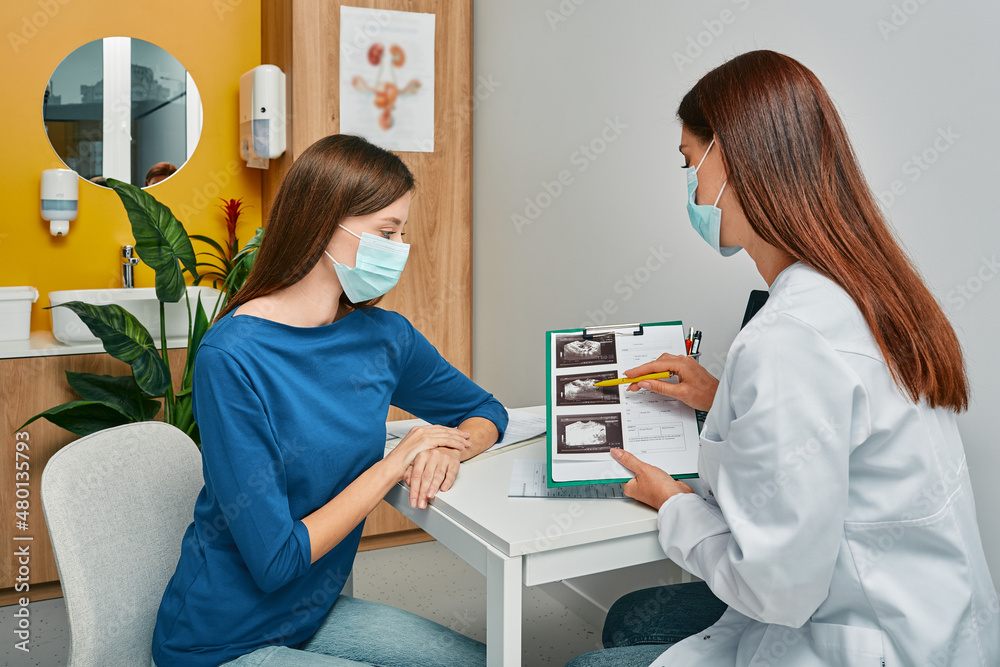 Gynecology, consultation of gynecologist, women's health. Gynecologist