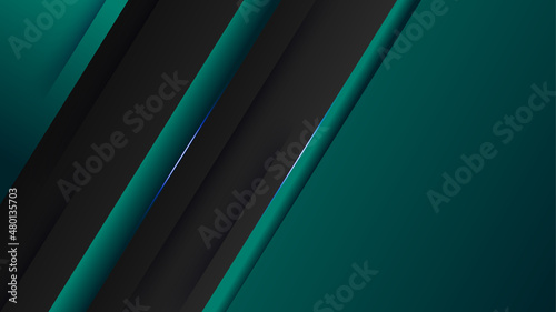 Shape gradient black green Colorful abstract Design Background