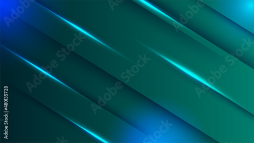 Modern Technology green Colorful abstract Design Background