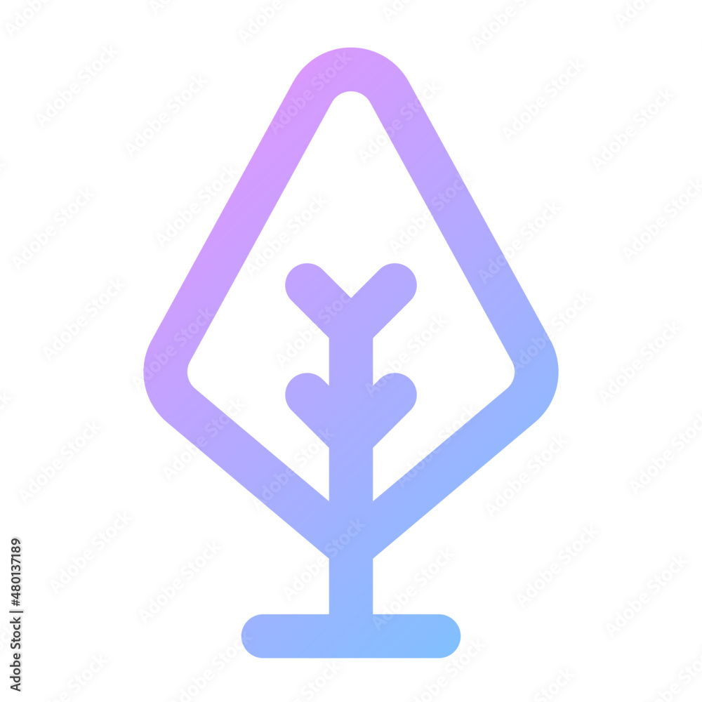 tree gradient icon