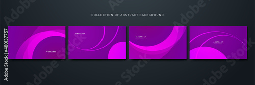 Circle Geometric purple Colorful abstract Design Background