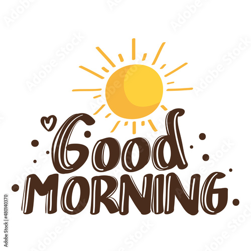 good morning with sun