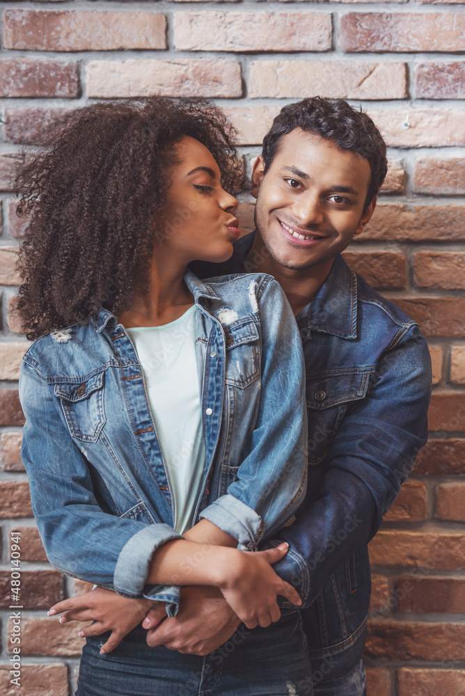 Attractive Afro-American couple