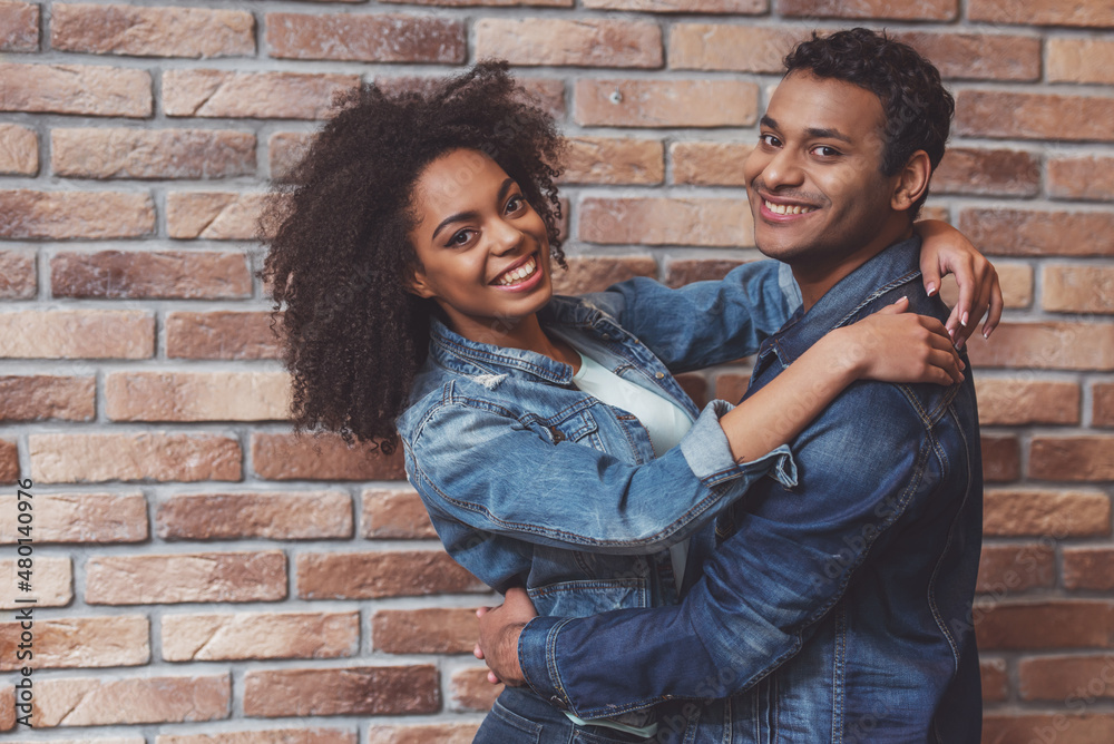 Attractive Afro-American couple