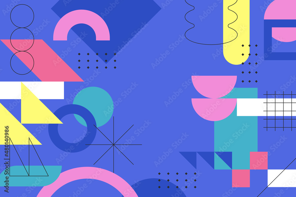 Colorful abstract background template Vector illustration.