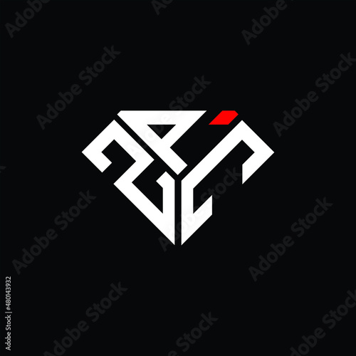 ZPC letter logo creative design. ZPC unique design