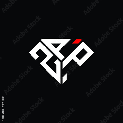 ZPP letter logo creative design. ZPP unique design photo