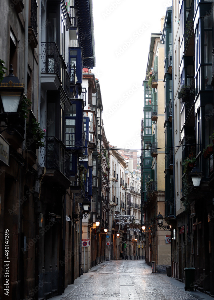 old street in Bilbao