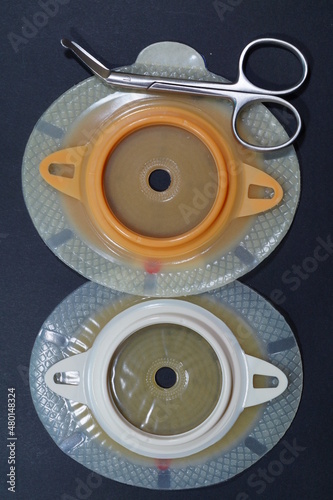 Urostomy - Ostomy medical care equipmen: Ostomy plate for fixing urostomy bag,