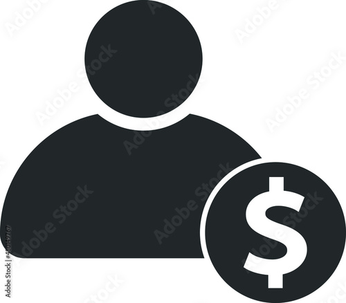 Broker icon vector,  Trendy Broker symbol