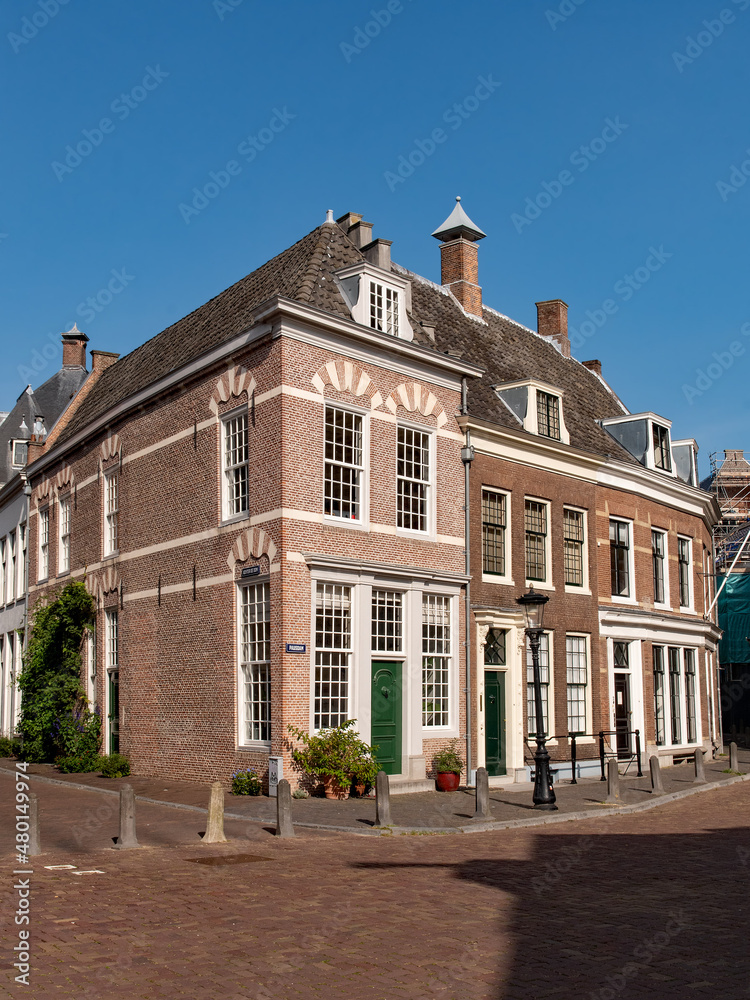 Häuser in der Altstadt von Utrecht in den Niederlanden
