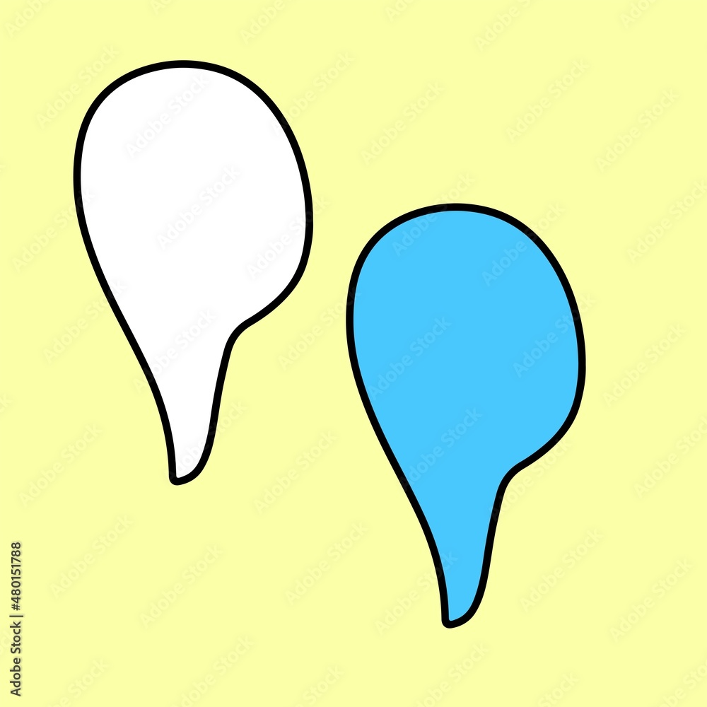 set of bubbles talk element design. Bubble comic speech set set of bubbles talk element design. Bubble comic speech set
