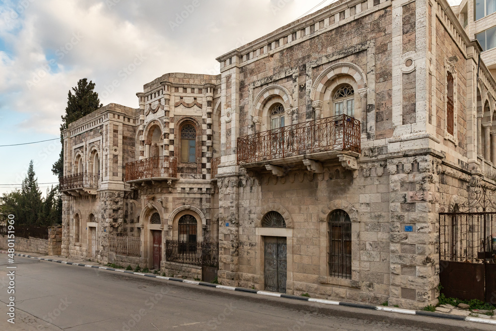 Dar Salah family building in Beit Jala, suburb of the Bethlehem in the Palestinian Authority, Israel