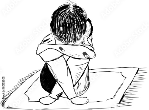 stopbullying. a boy who is being bullied