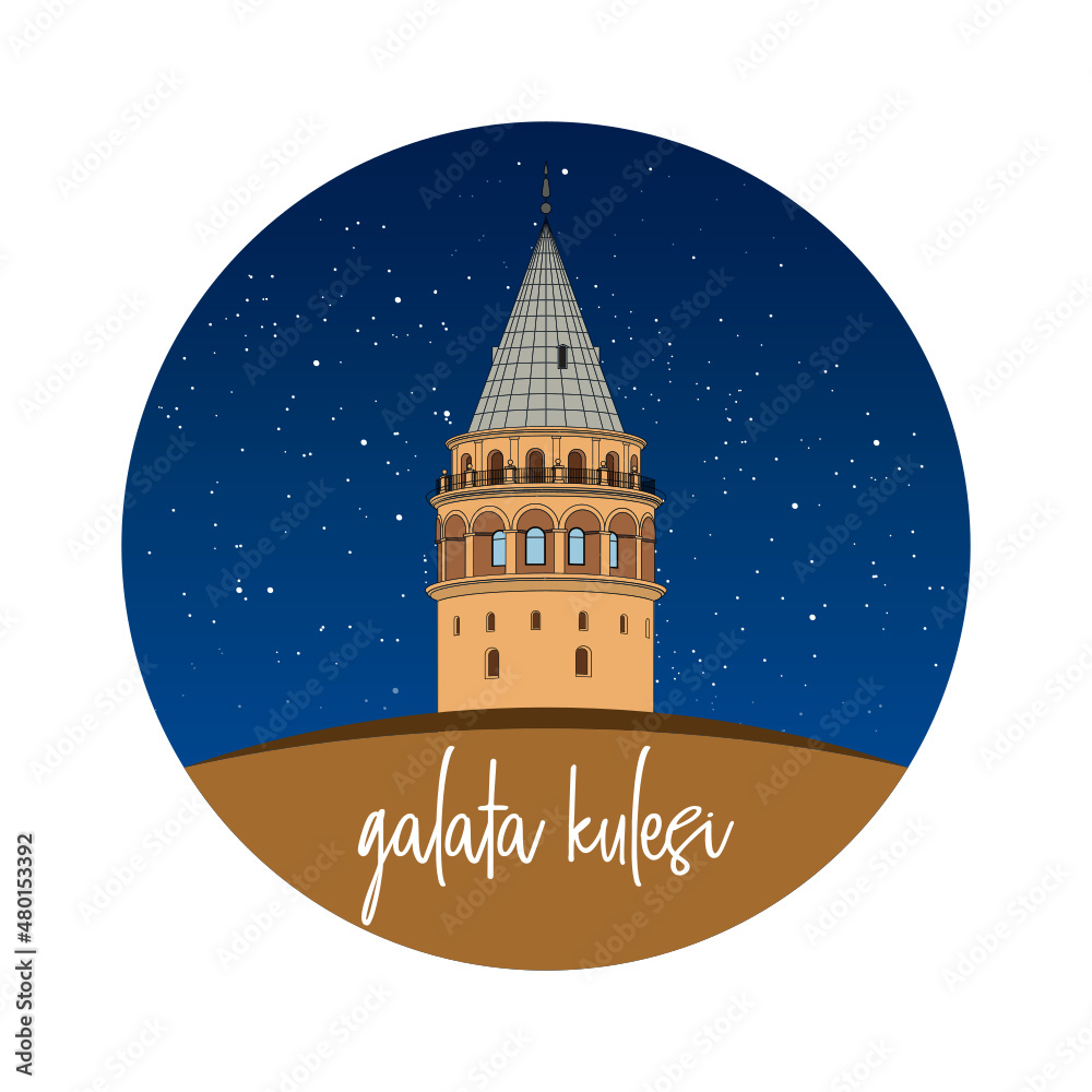 The Galata Tower, is a medieval stone tower in the Galata Karaköy quarter of Istanbul, Turkey, just to the north of the Golden Horn's junction with the Bosphorus.
