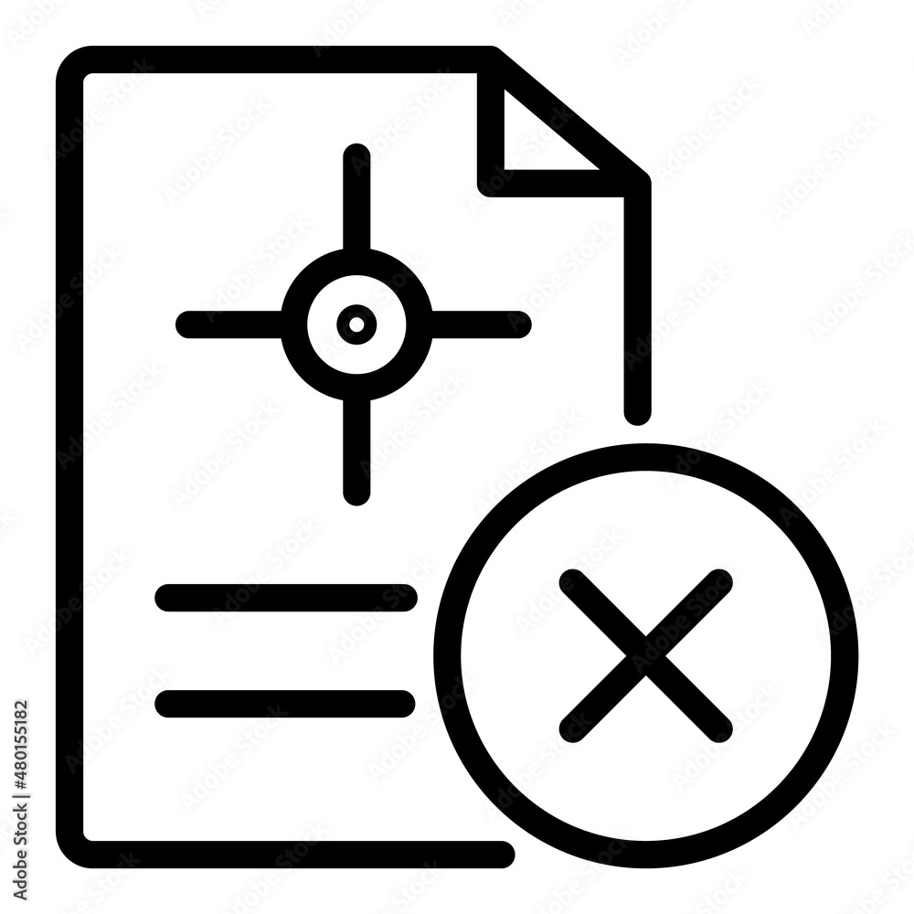 Document Flat Icon Isolated On White Background Document Flat Icon Isolated On White Background