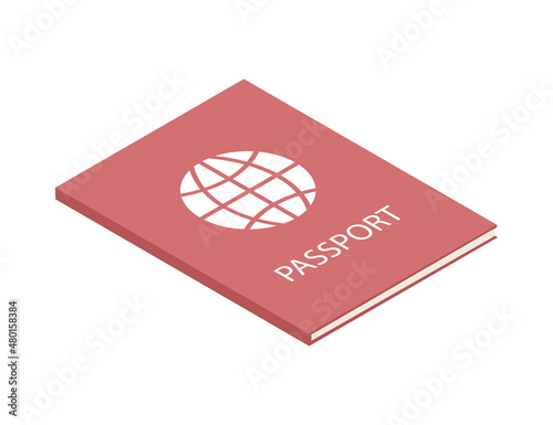 Passport Isometric Icon