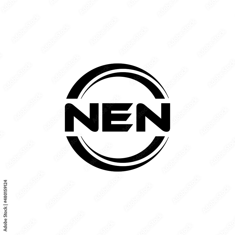 NEN letter logo design with white background in illustrator, vector logo modern alphabet font overlap style. calligraphy designs for logo, Poster, Invitation, etc. NEN letter logo design with white background in illustrator, vector logo modern alphabet font overlap style. calligraphy designs for logo, Poster, Invitation, etc.