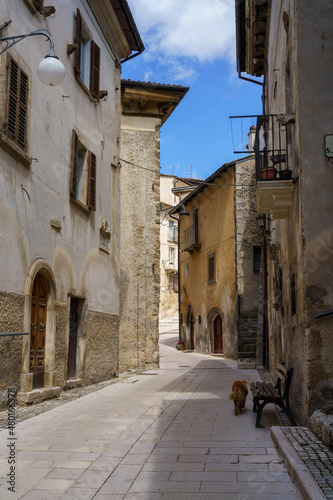 Scanno  old town in Abruzzo  Italy