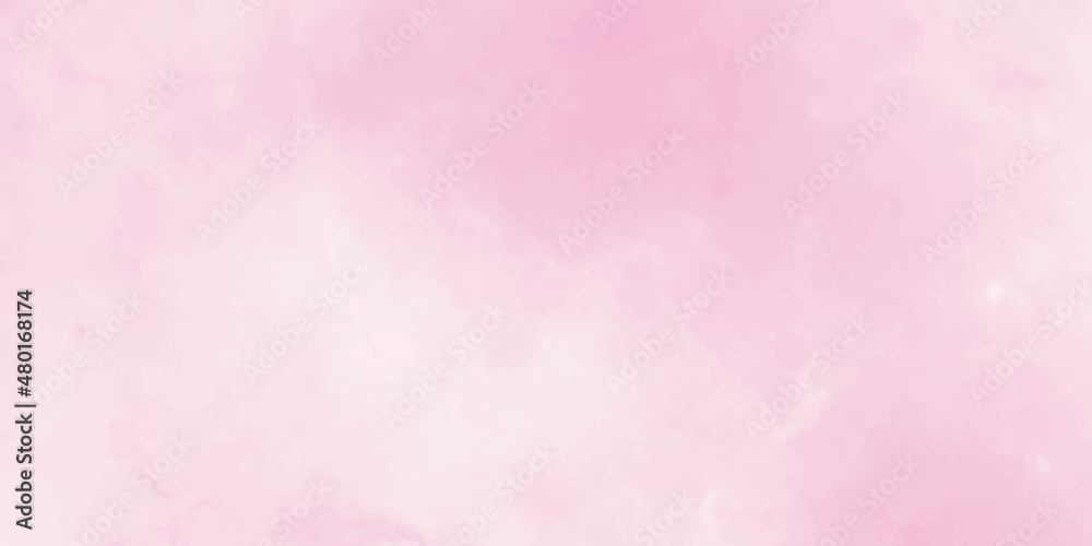 watercolor background. Digital drawing. Sweet pastel. gradient background Colorful Paint like graphic. pink background with space
