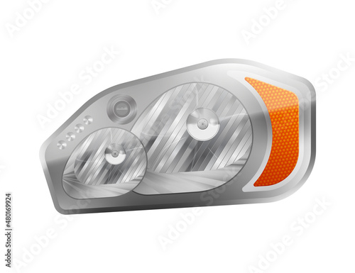 Realistic Car Headlamp