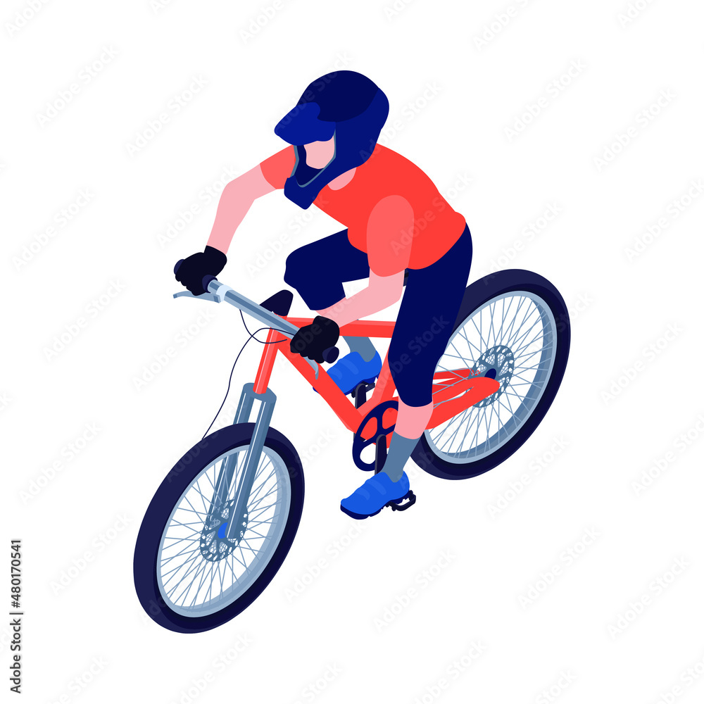 Fototapeta premium Mountain Bicycle Icon