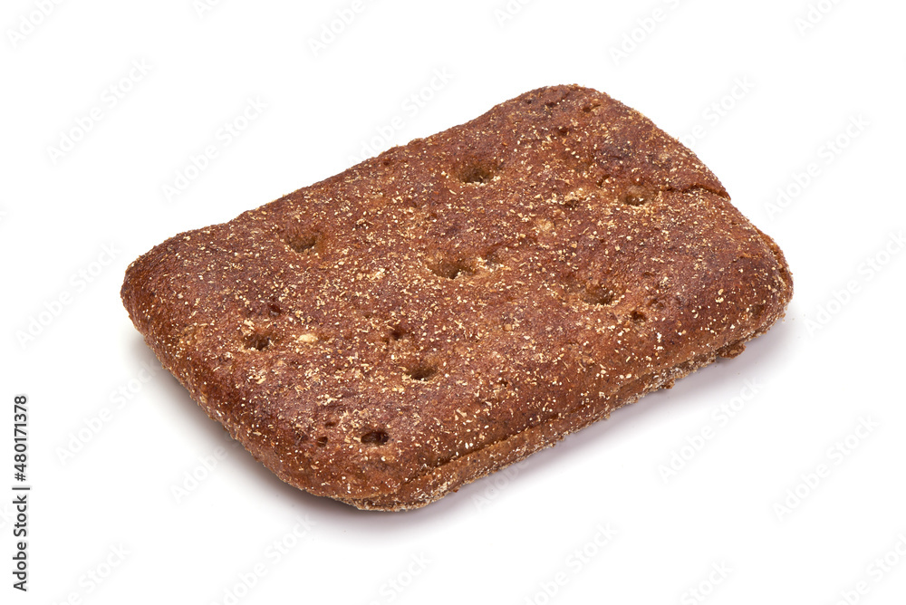 Rye bread, isolated on white background. Rye bread, isolated on white background.