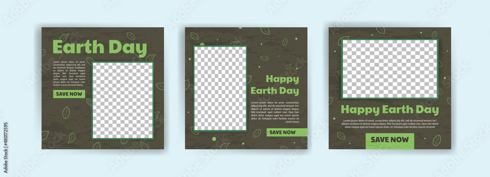 Earth Day. Education to protect the environment. Banner vector for social media ads, web ads, business messages, discount flyers and big sale banners.