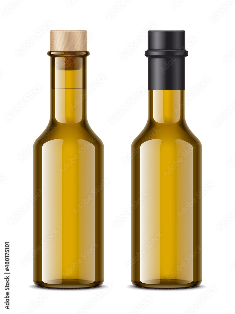 Color Glass Bottles on background. Color Glass Bottles on background.