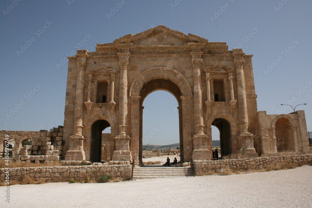 Ruine romaine de Jerash, Umm quais