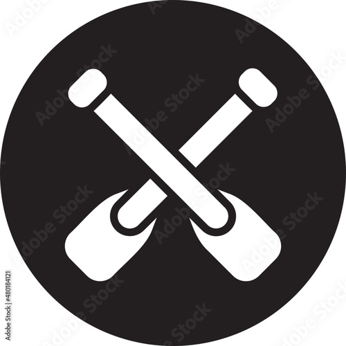 oars glyph icon