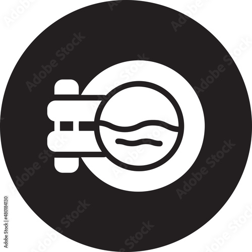 porthole glyph icon