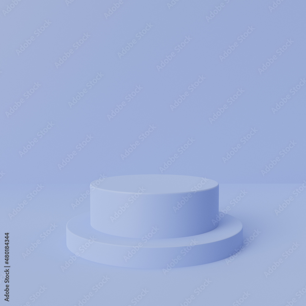 3D render minimal podium 3D render minimal podium