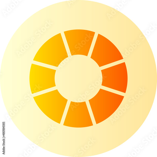 life saver gradient icon