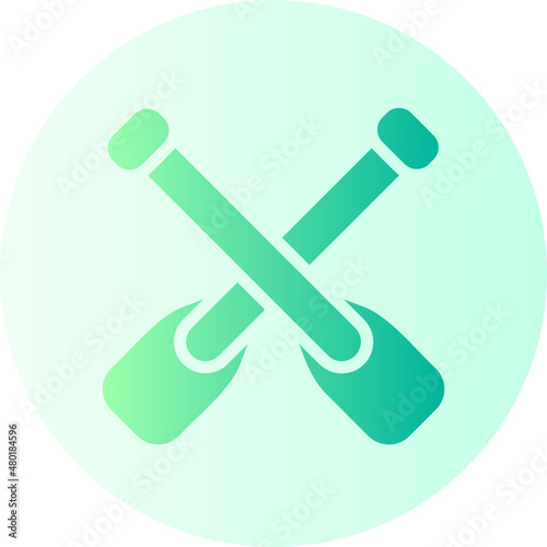 oars gradient icon