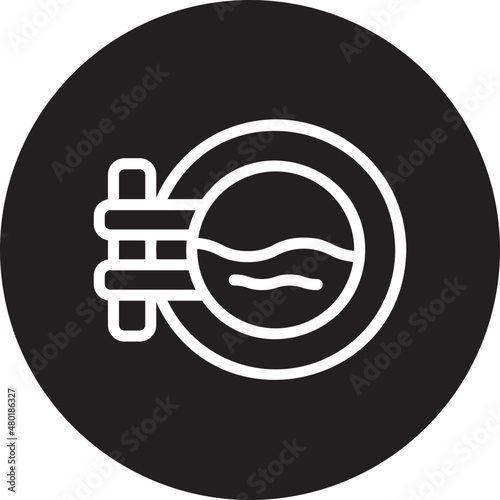 porthole glyph icon