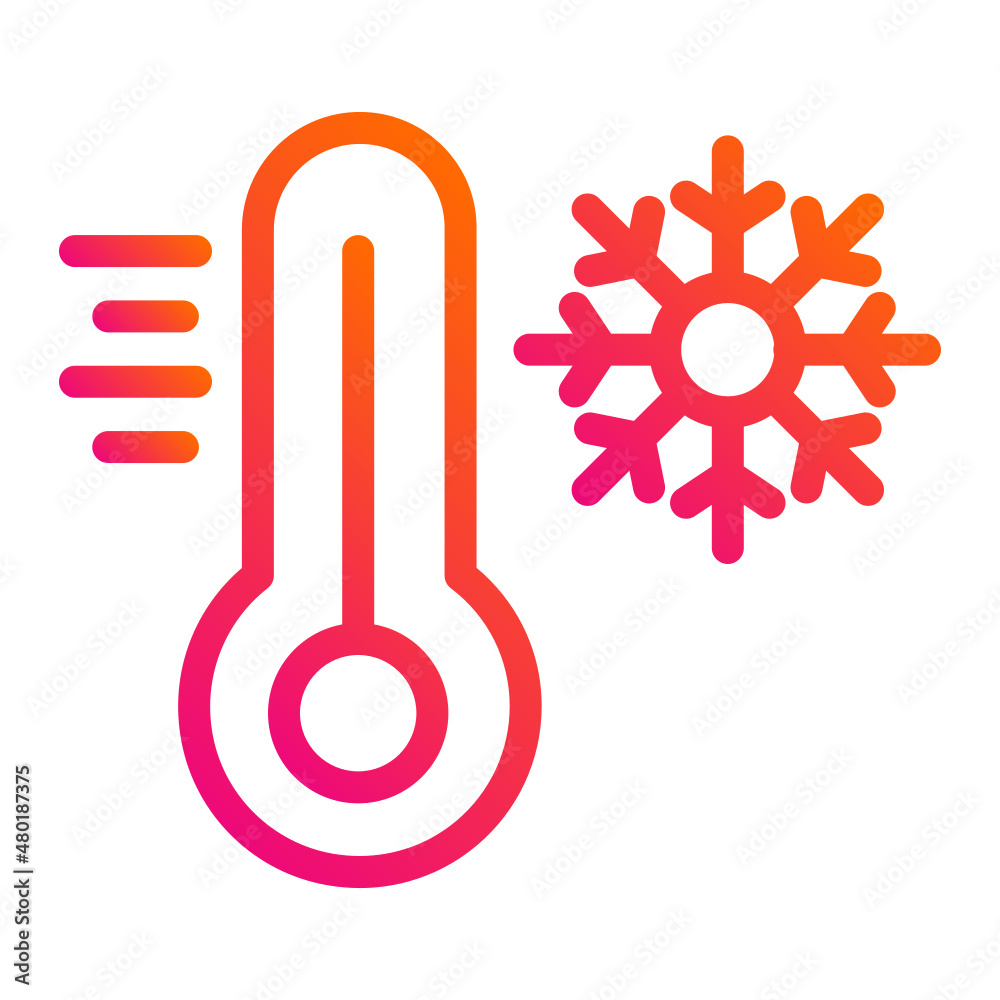 Cold Vector Icon Design Illustration Cold Vector Icon Design Illustration