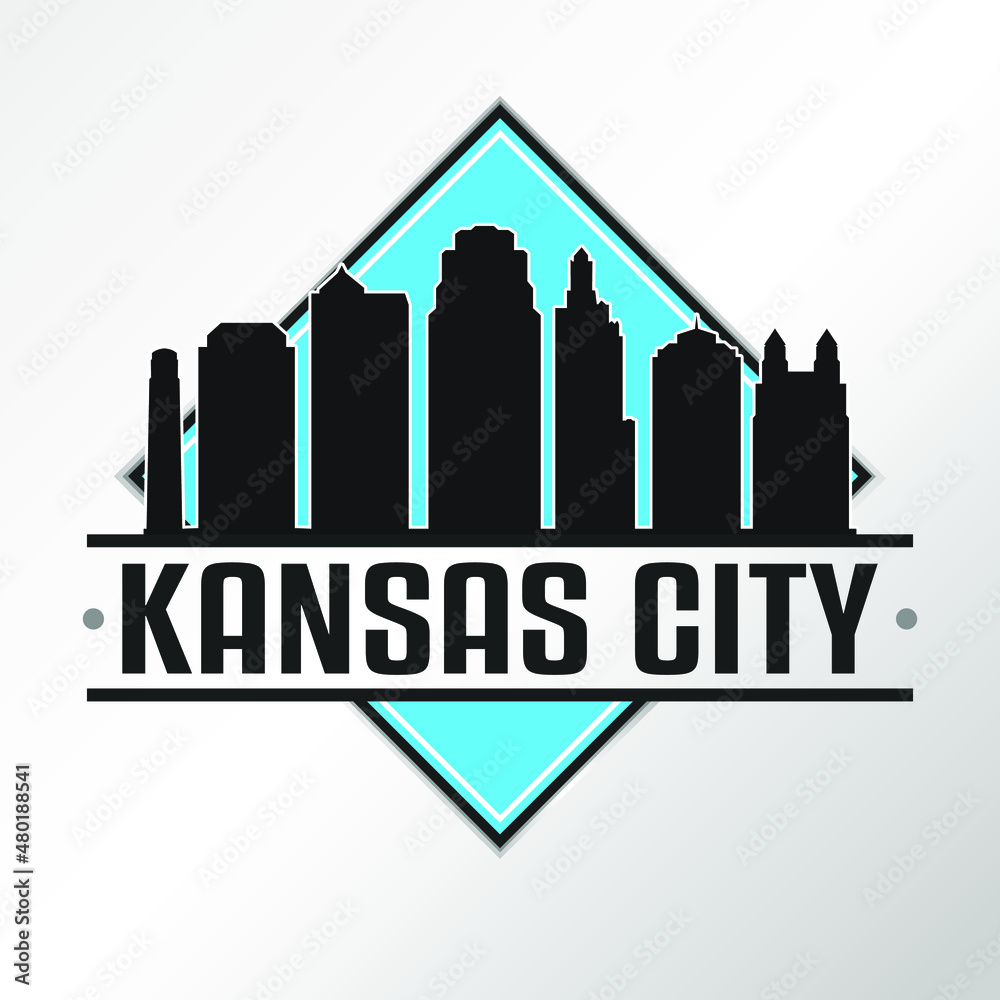 Kansas City, MO, USA Skyline Logo. Adventure Landscape Design Vector Illustration. Kansas City, MO, USA Skyline Logo. Adventure Landscape Design Vector Illustration.